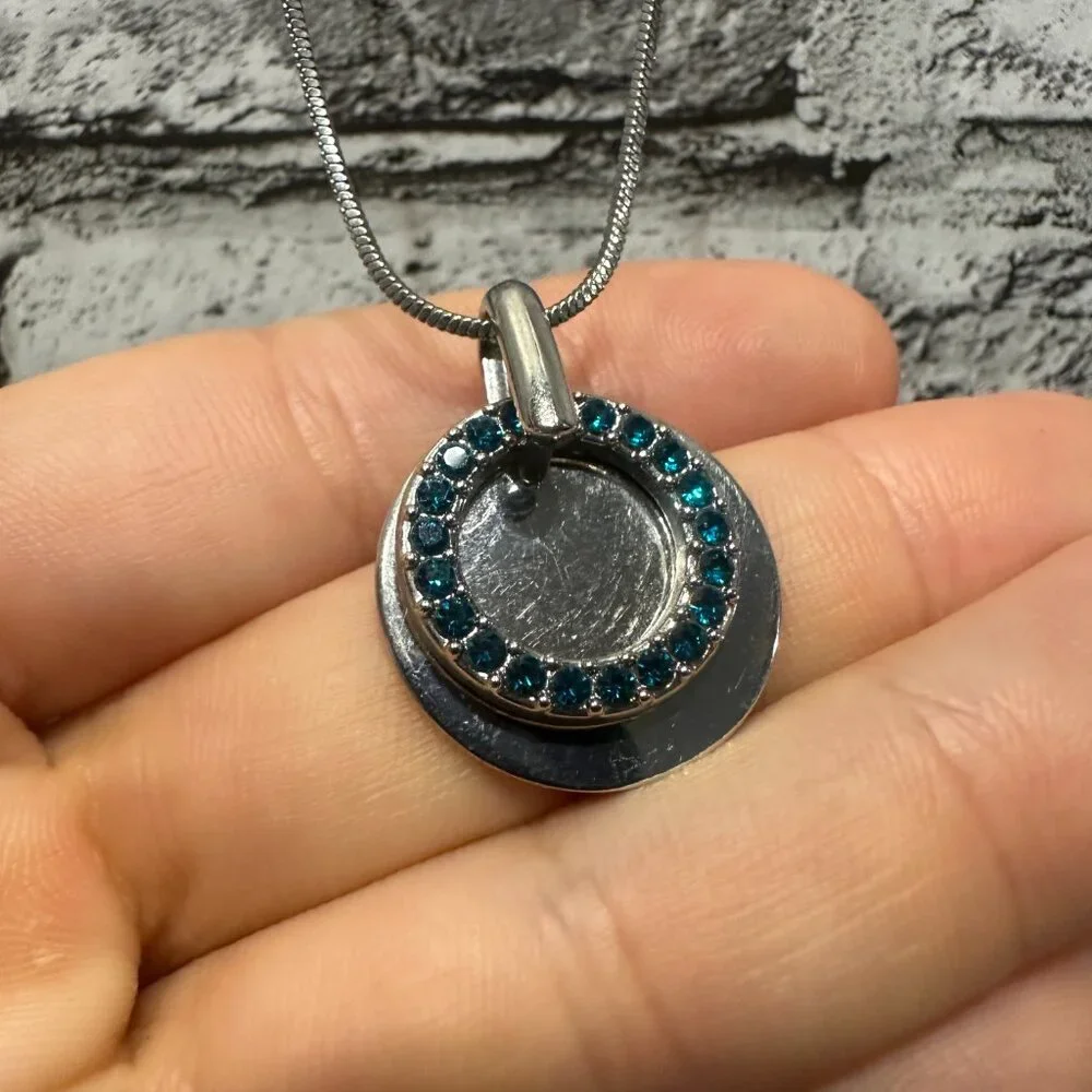 NWT Paparazzi Earring & Necklace Set Turquoise Silver
